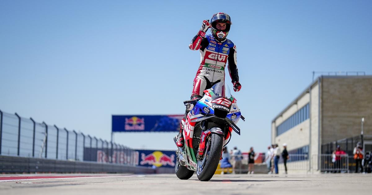 Rins คว้าแชมป์แรกให้ทีม Honda ในปีนี้ ในขณะที่แชมป์โลก Pecco ล้มอีกแล้ว ศึก MotoGP 2023 ที่ COTA