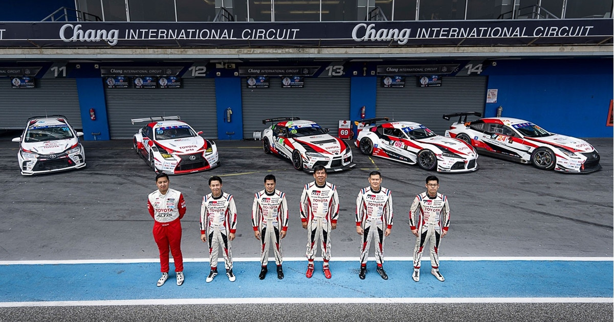 Toyota Gazoo Racing Team Thailand ฟอร์มแรง! คว้าถ้วยประเดิมแชมป์สนามแรก ในศึก "Thailand Super Series 2023”