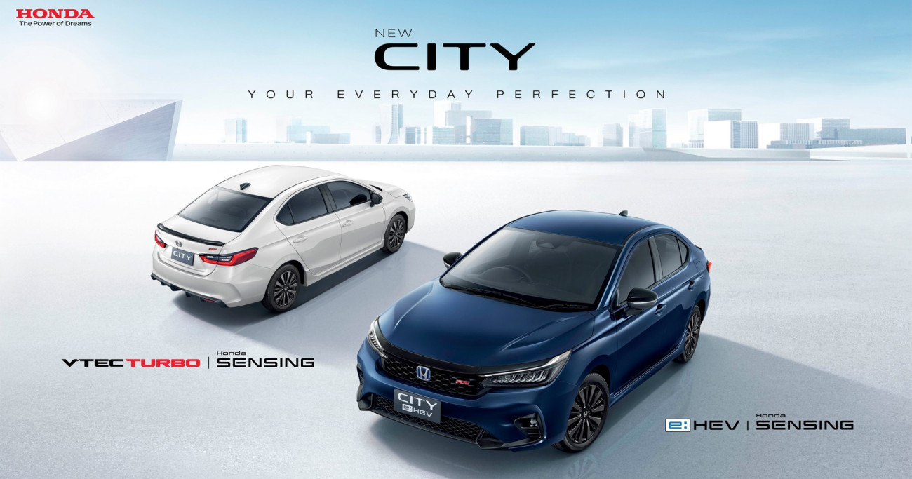 รถใหม่ทรงซีดาน Honda City เตรียมปรับใหม่ทั้งไลน์อัพ พร้อมเปิดตัวจริงพร้อมสเปก 5 กรกฎาคมนี้