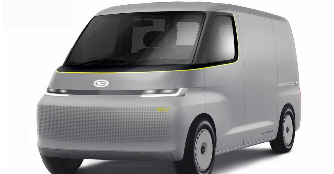 รถต้นแบบไฟฟ้า Daihatsu Vizion-F Concept ร่างรถตู้สายขน