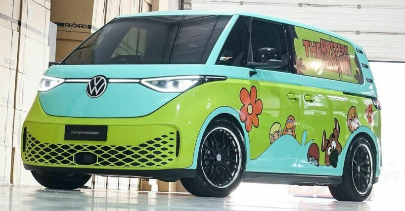 รถตู้ Scooby Doo ในร่างของรถไฟฟ้า Volkswagen ID.Buzz
