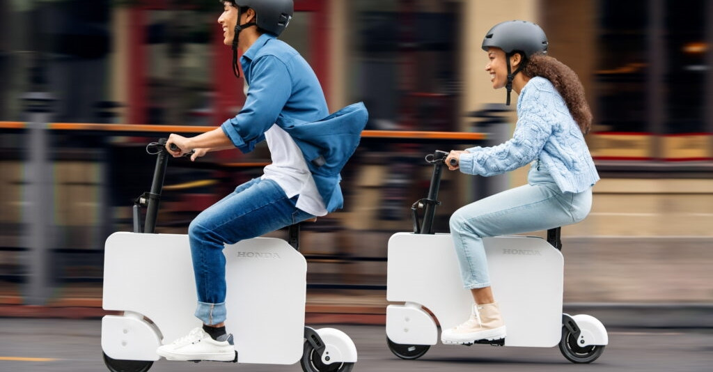 The Honda foldable electric scooter is ready!