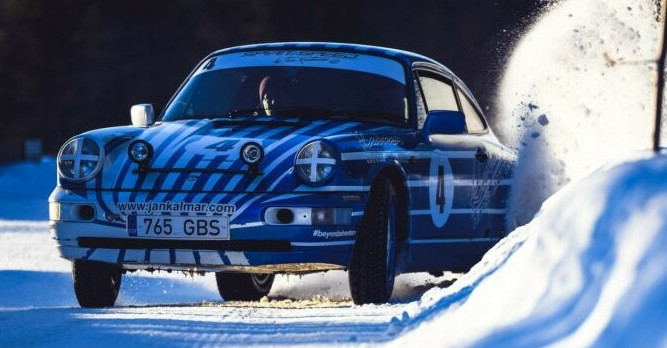 Porsche 911 แต่งลุยหิมะและน้ำแข็งใน Arctic Circle โดย Kalmar