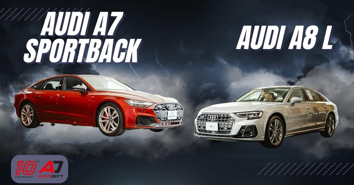 คลิปชมรอบคันรถใหม่ 2023 Audi A8 L และ A7 Sportback ขุมพลัง PHEV มีทั้งความหรูหรา ทั้งความแรง
