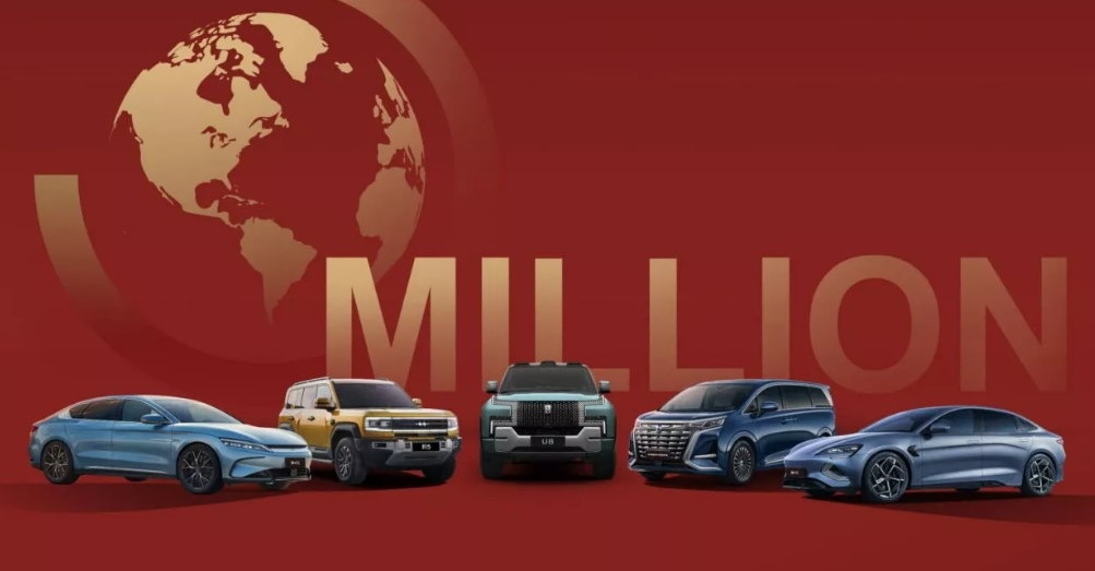 BYD ขายรถใหม่ได้มากกว่า 3 ล้านคันใน ปี 2023