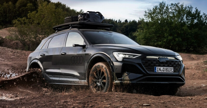 Audi Q8 E-Tron Edition Dakar หรูหราต้องลุยได้