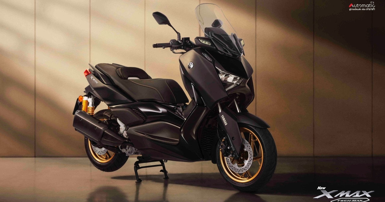 มอเตอร์ไซค์ใหม่ Yamaha XMAX Tech MAX อัพเกรดให้สุด ในราคาแนะนำ 189,900 บาท