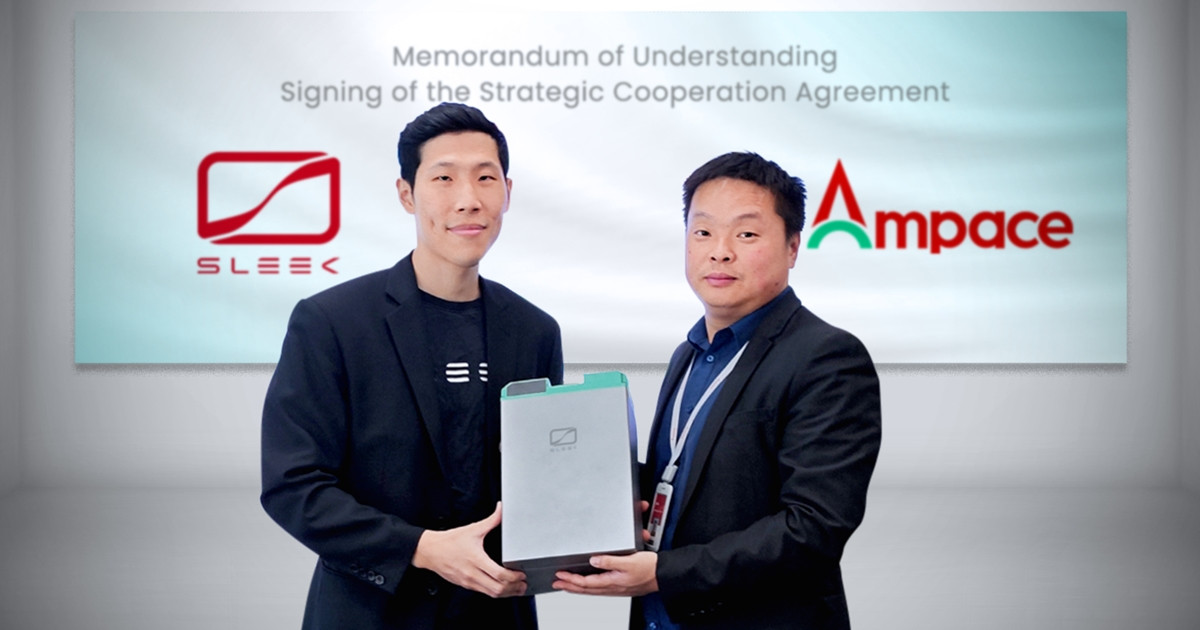 สลีค อีวี คว้ารายแรกจับมือ Ampace ภายใต้ CATL ผู้ผลิตแบตฯรายใหญ่ที่สุดในโลก หนุนโซลูชันวงการแบตเตอรี่อีวีไทย