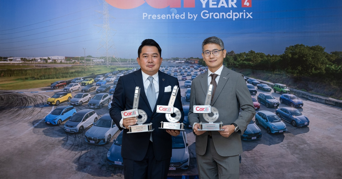 เปอโยต์-จี๊ป ประเทศไทย ภายใต้บริษัท เบลฟอร์ต ออโตโมบิล (ประเทศไทย) จำกัด คว้ารางวัล Car of The Year 2024