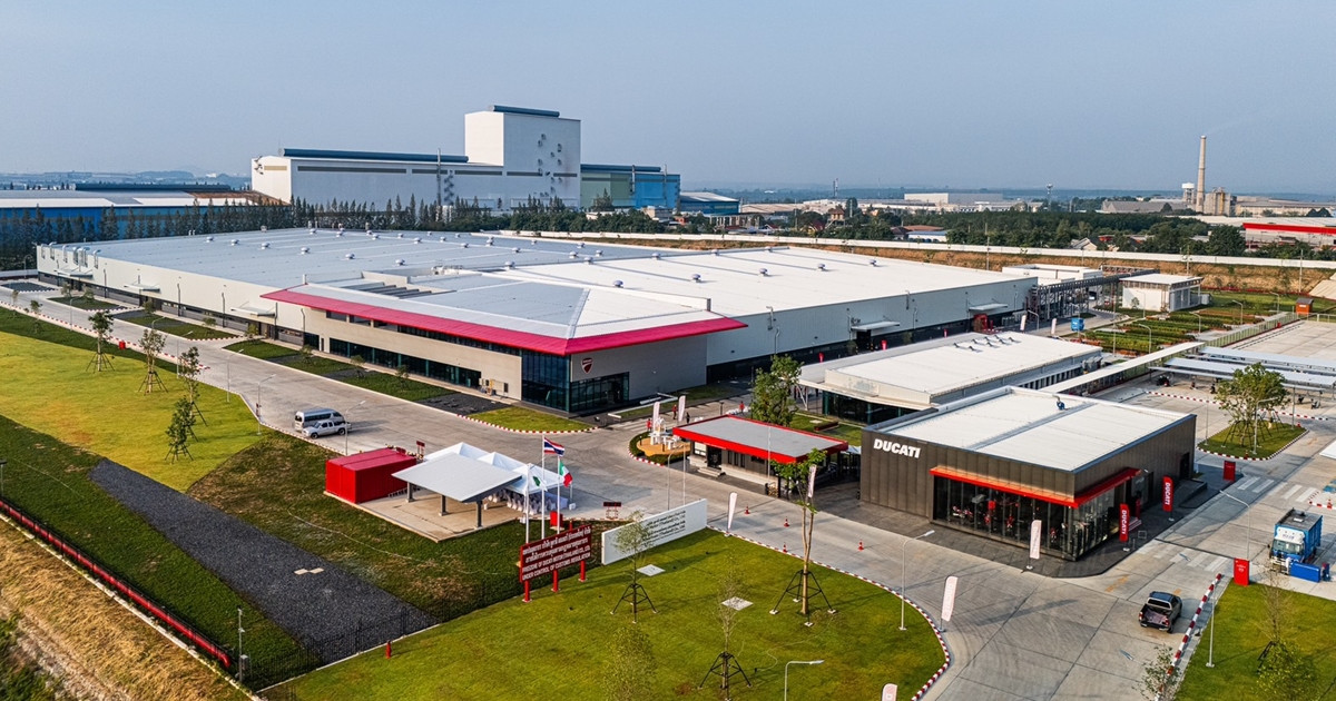 “ดูคาติ” เปิดโรงงานสุดล้ำแห่งใหม่ในประเทศไทย ที่จังหวัดระยอง ยกระดับแบรนด์และข้อเสนอในภูมิภาคเอเชียให้ก้าวไปอีกขึ้น