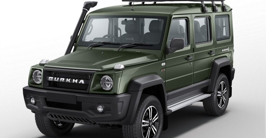 Force Gurkha ตัวถังแบบ 5 ประตู สไตล์ G-Class จากอินเดีย