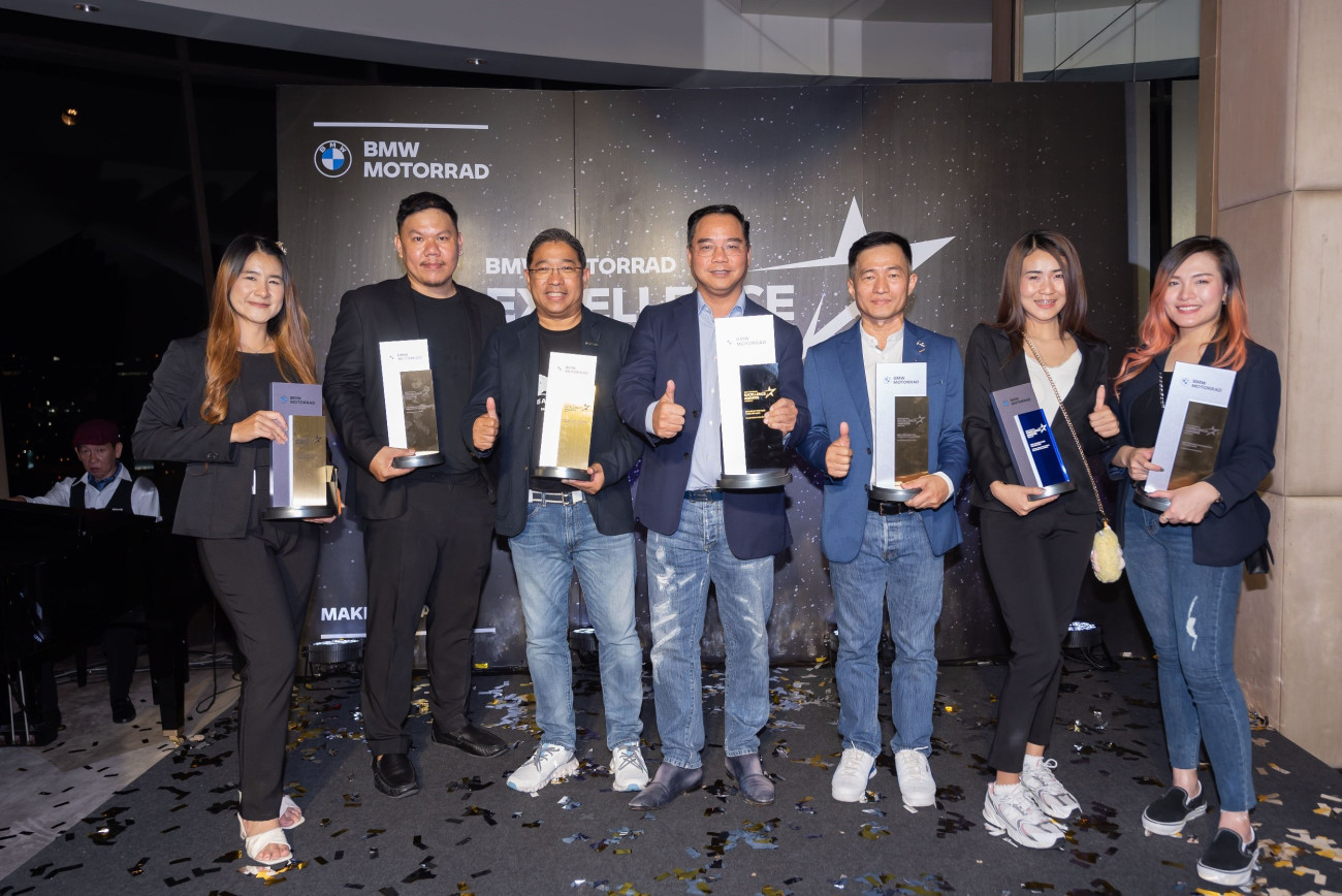 BMW MOTORRAD มิลเลนเนียม ออโต้ กวาด 7 รางวัล  รวมถึง ‘Dealer of the Year Thailand 2023’ จากงาน  ‘BMW MOTORRAD EXCELLENCE AWARDS REGION R3 2023’ 