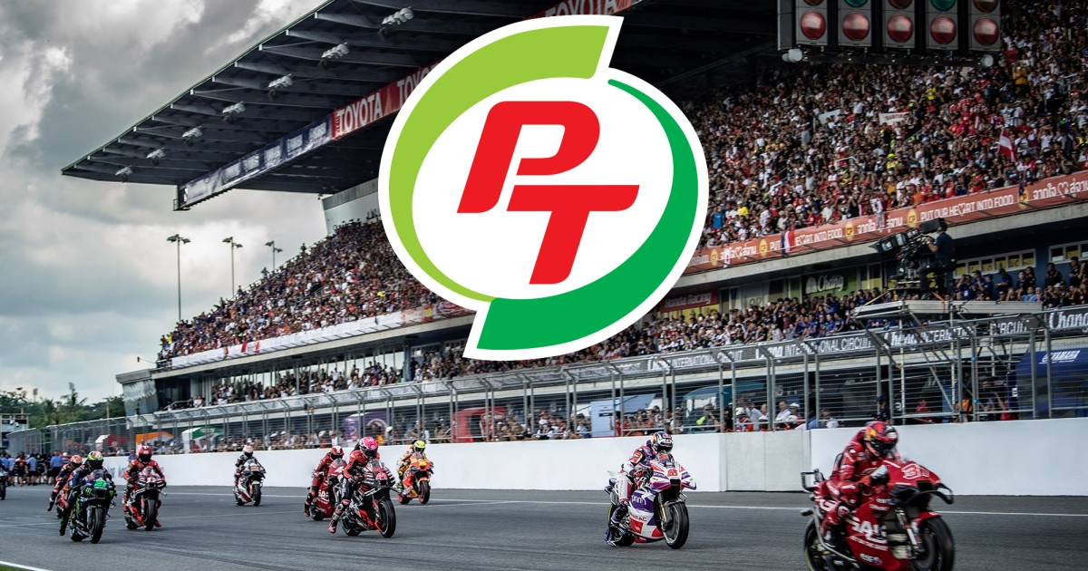 MotoGP รายการ ThaiGP ที่ประเทศไทย ได้ Title Sponsor ใหม่เป็น PT ภายใต้สัญญา 3 ปี 300 ล้านบาท