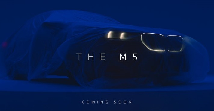 ทีเซอร์ BMW M5 ปี 2025 พร้อมกระจังหน้าขนาดใหญ่เรืองแสง