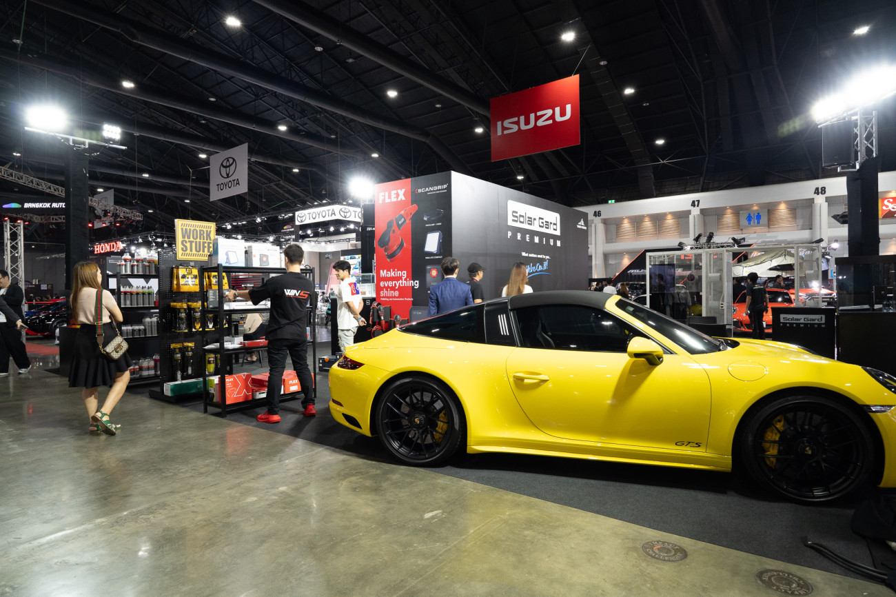 โซล่าการ์ด คอร์ปอเรชั่น เปิดตัวผลิตภัณฑ์ดูแลรถ 4 แบรนด์ใหม่  ในงาน Bangkok Auto Salon 2024