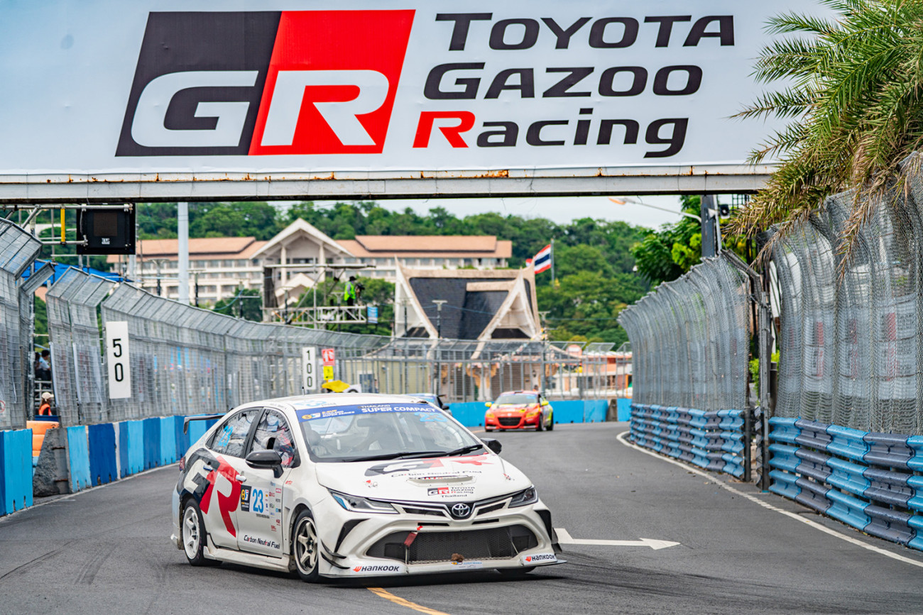 ฟอร์มแรง ! TOYOTA GAZOO Racing Thailand แทคทีมขึ้นโพเดียมแชมป์สนาม TSS 2024 อีเว้นท์2 ที่บางแสน