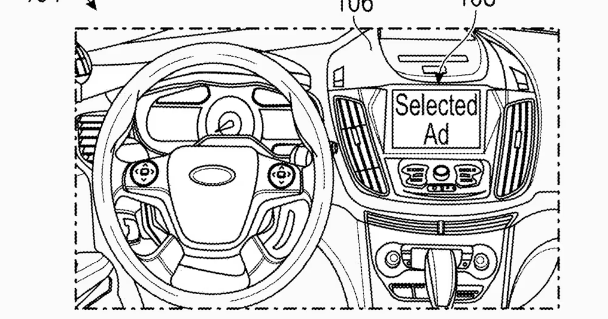 Ford จดสิทธิบัตรระบบโฆษณาอัจฉริยะในรถยนต์ ผ่านหน้าจอ Infotainment