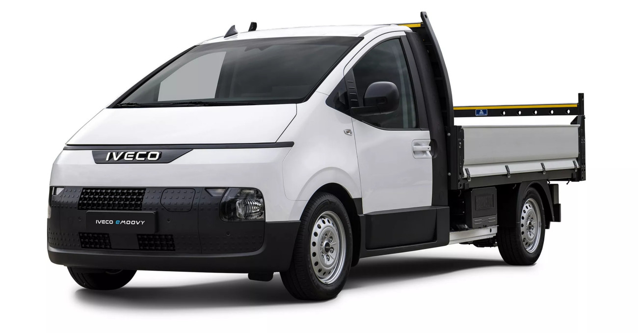 Iveco eMoovy สายขน LCV ร่างสองของ Hyundai Staria