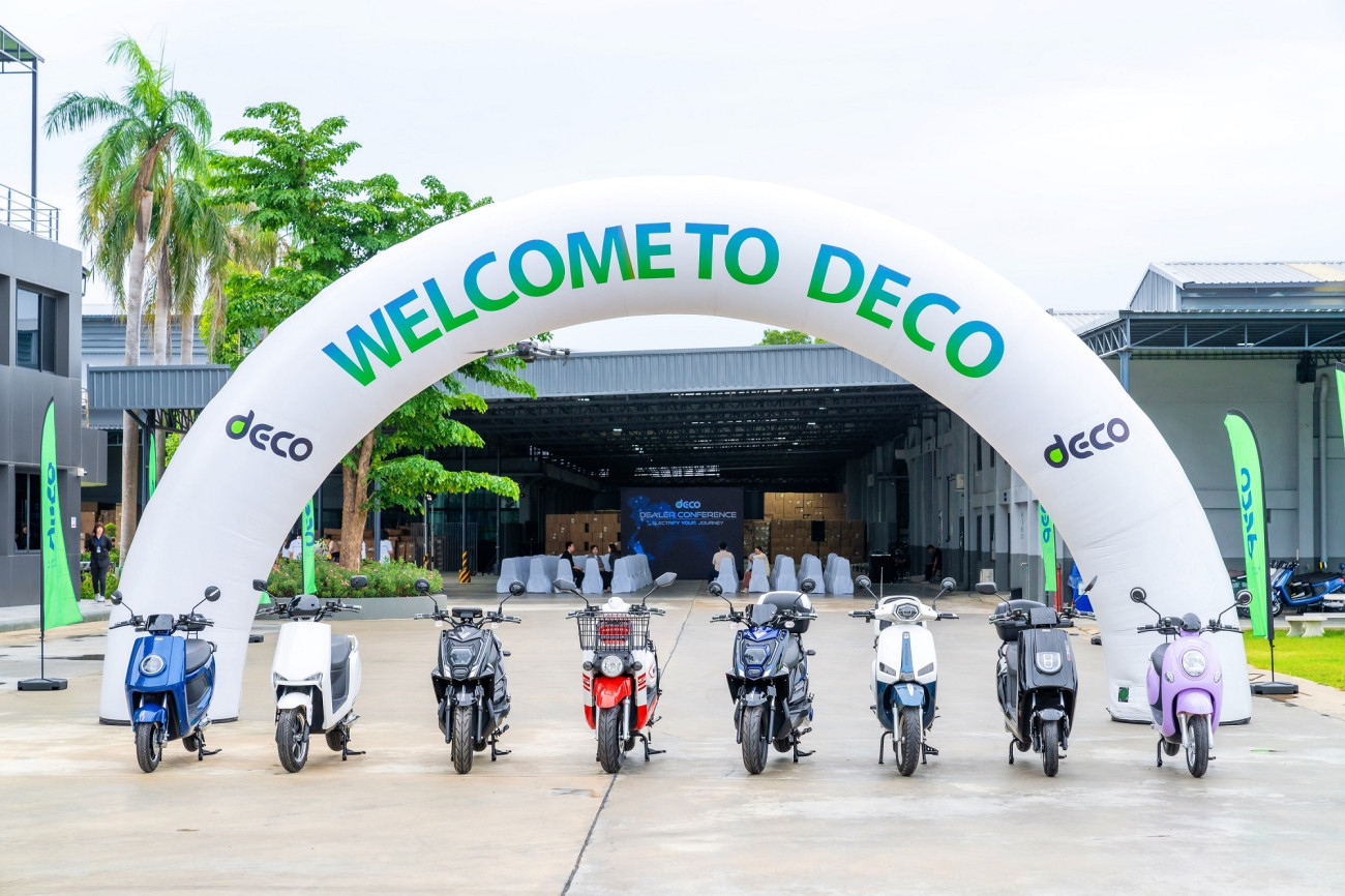 DECO เปิดบ้านพร้อมรุกตลาดเต็มกำลัง ด้วยฐานการผลิตแบบครบวงจร ตอกย้ำความเป็นผู้นำตลาดรถมอเตอร์ไซค์ไฟฟ้าของประเทศไทย