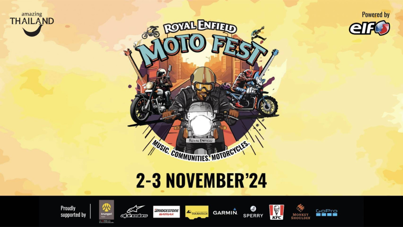 สัมผัสวิถีมอเตอร์ไซค์กับ Royal Enfield ในงาน Moto Fest  สุดสัปดาห์สุดมันส์กับวิถีมอเตอร์ไซค์ของแท้ ครั้งแรกที่กรุงเทพฯ 2-3 พฤศจิกายน นี้