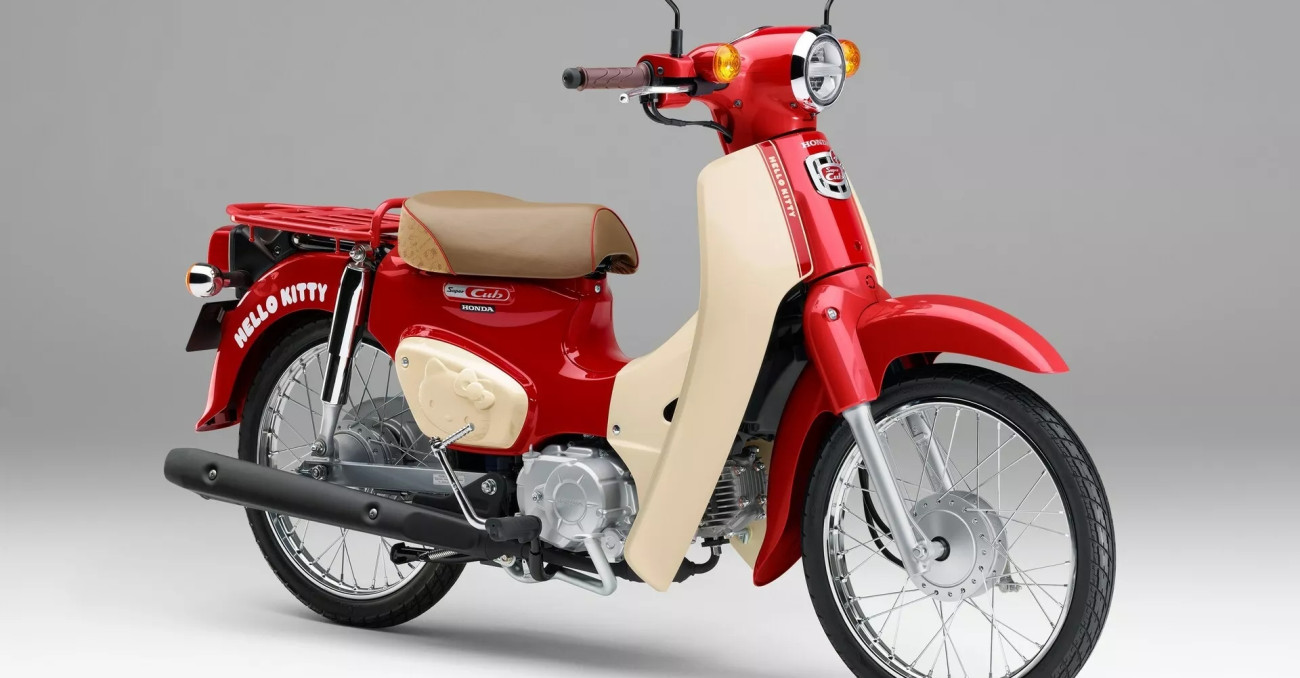 มอเตอร์ไซค์รุ่นพิเศษส่งท้าย Honda Super Cub 50 Final Edition และ Hello Kitty Edition สไตล์เรโทร