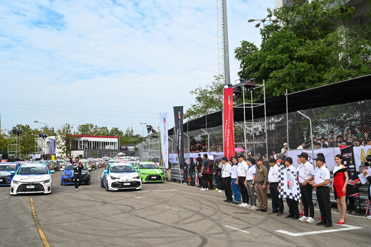 แข่งสุดมันส์ Night Show สุดอลังการ ในงาน Toyota Gazoo Racing Thailand 2024 สนามที่ 4 จ.เชียงใหม่