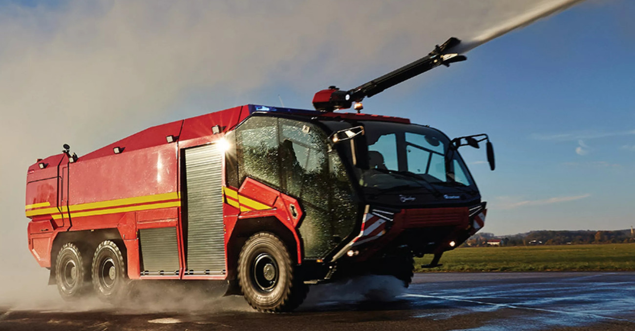 Rosenbauer Panther 6x6 Electric รถดับเพลิงไฟฟ้าสุดล้ำ