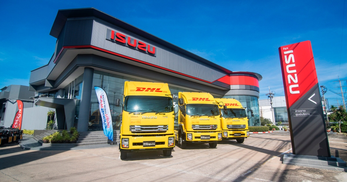 อีซูซุส่งมอบ ISUZU KING OF TRUCKS EURO 5 MAX รุ่น GXZ ให้กับ DHL จำนวน 30 คัน