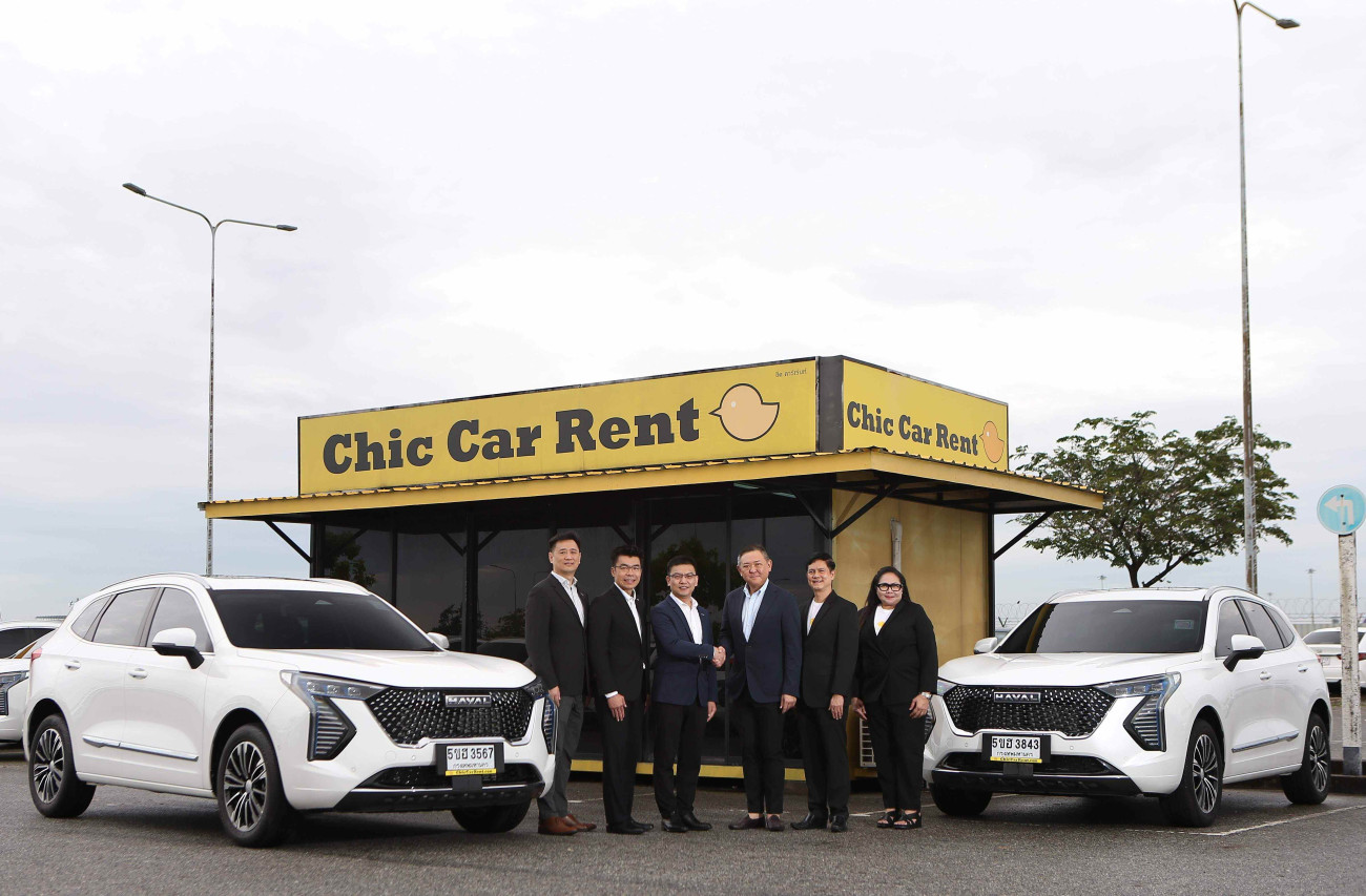 เกรท วอลล์ มอเตอร์ สานต่อความสำเร็จกับ Chic Car Rent สู่ปีที่ 2  ส่งมอบ GWM HAVAL JOLION Hybrid SUV เพิ่มเติม 60 คัน เสริมความแกร่งธุรกิจฟลีท