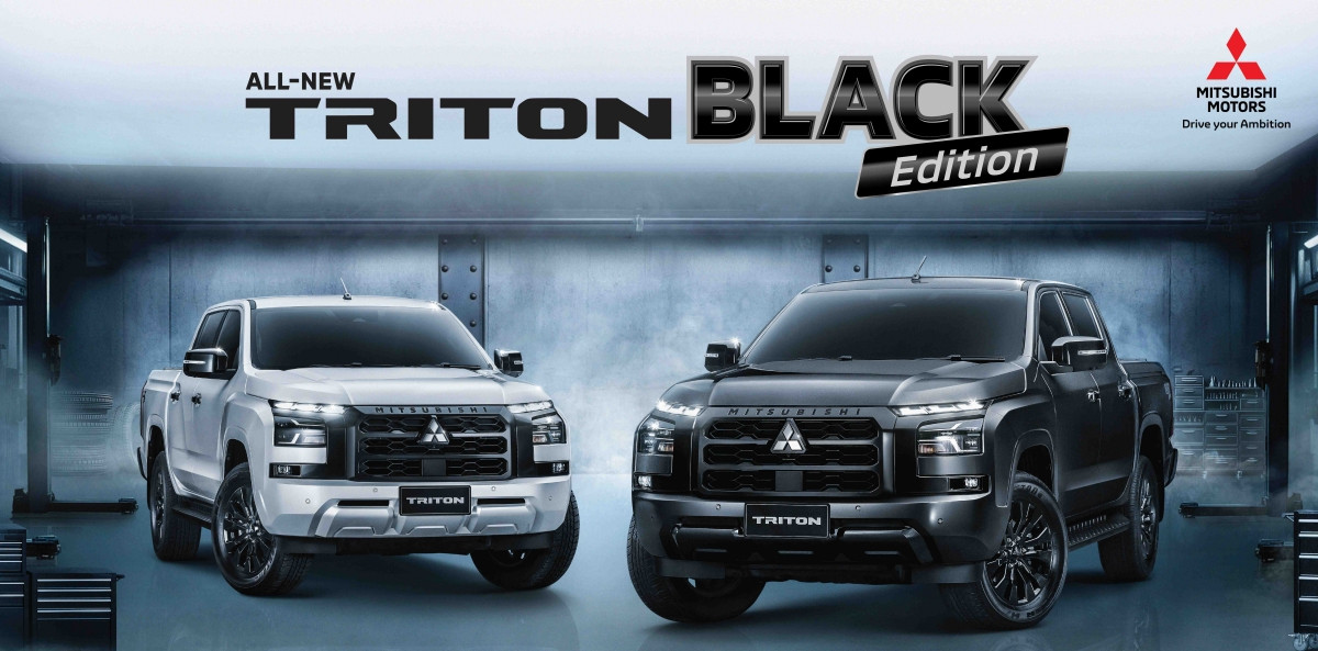 รถกระบะ All-New Mitsubishi Triton Black Edition รุ่นพิเศษ จำนวนจำกัด ใน ...