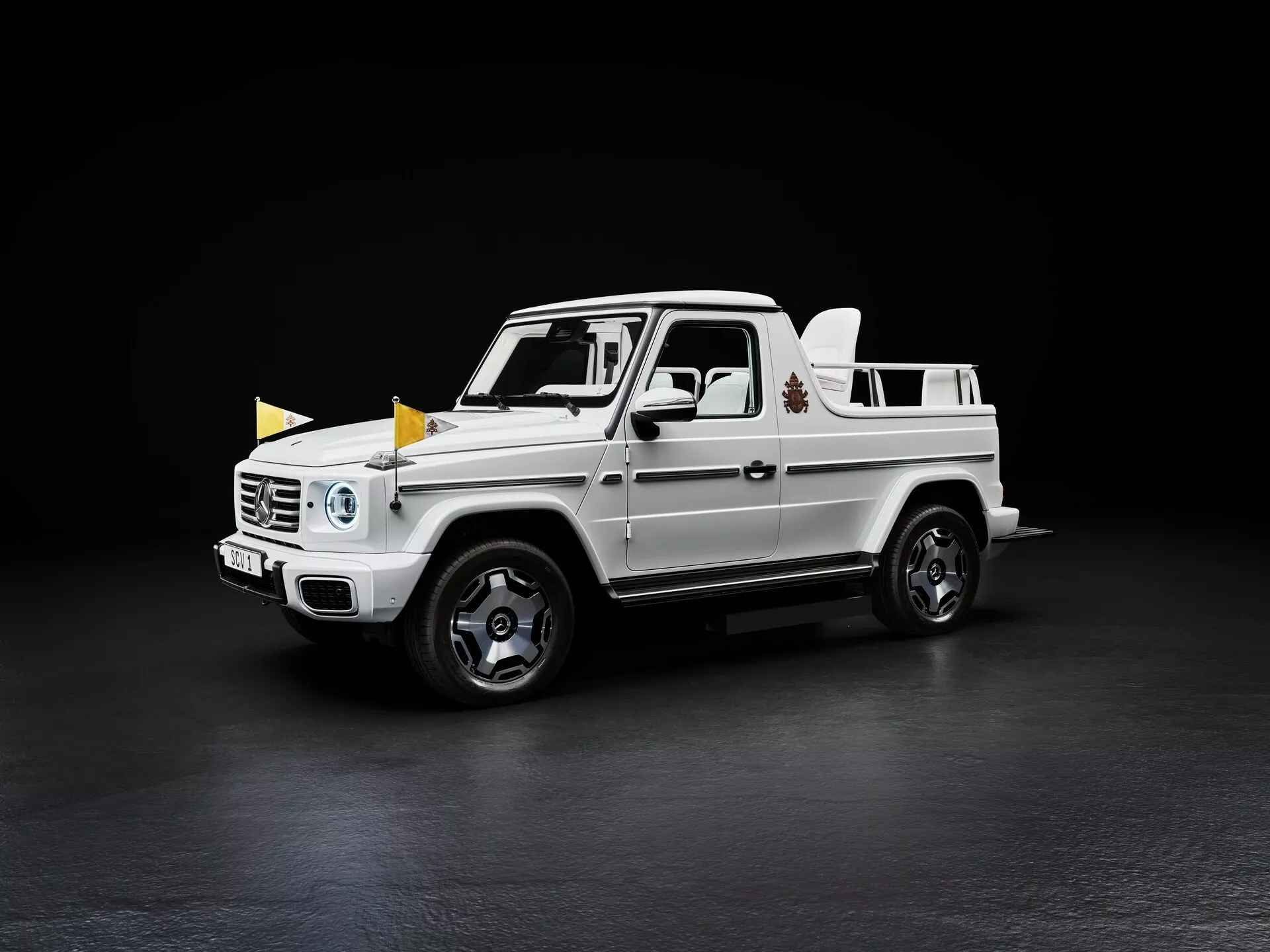 Mercedes-Benz G-Class EV Popemobile