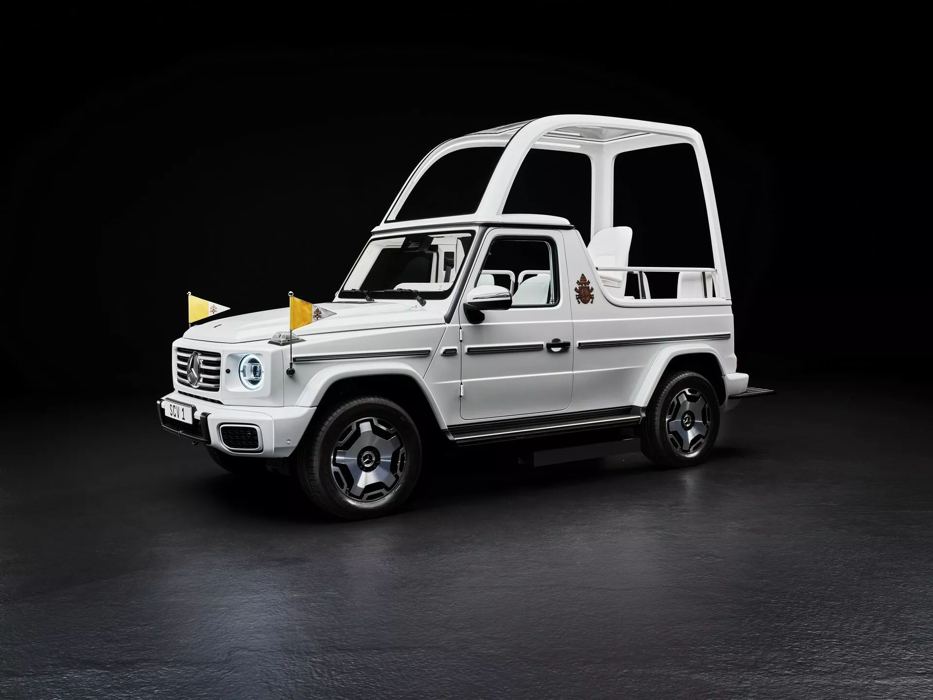 Mercedes-Benz G-Class EV Popemobile