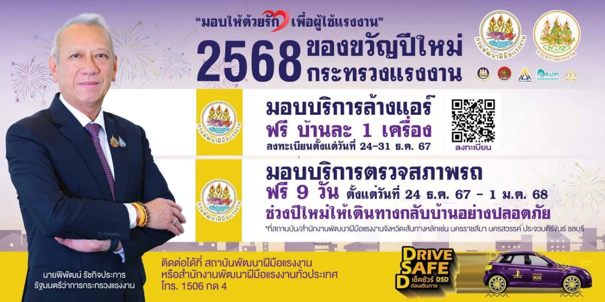 โตโยต้าเข้าร่วมพิธีเปิด “โครงการ Drive Safe D เช็คชัวร์ ก่อนเดินทาง” เพื่อส่งเสริมความปลอดภัยในช่วงเทศกาลปีใหม่