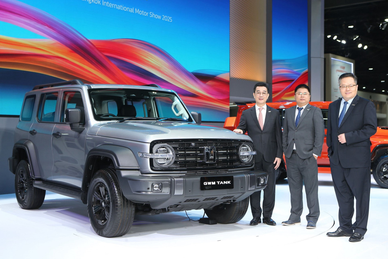 GWM กวาดยอดจองกว่า 4,959 คัน ในงาน Motor Show 2025  พร้อมประกาศปรับราคา NEW GWM TANK 300 DIESEL ทุกรุ่น ขึ้น 30,000 บาท