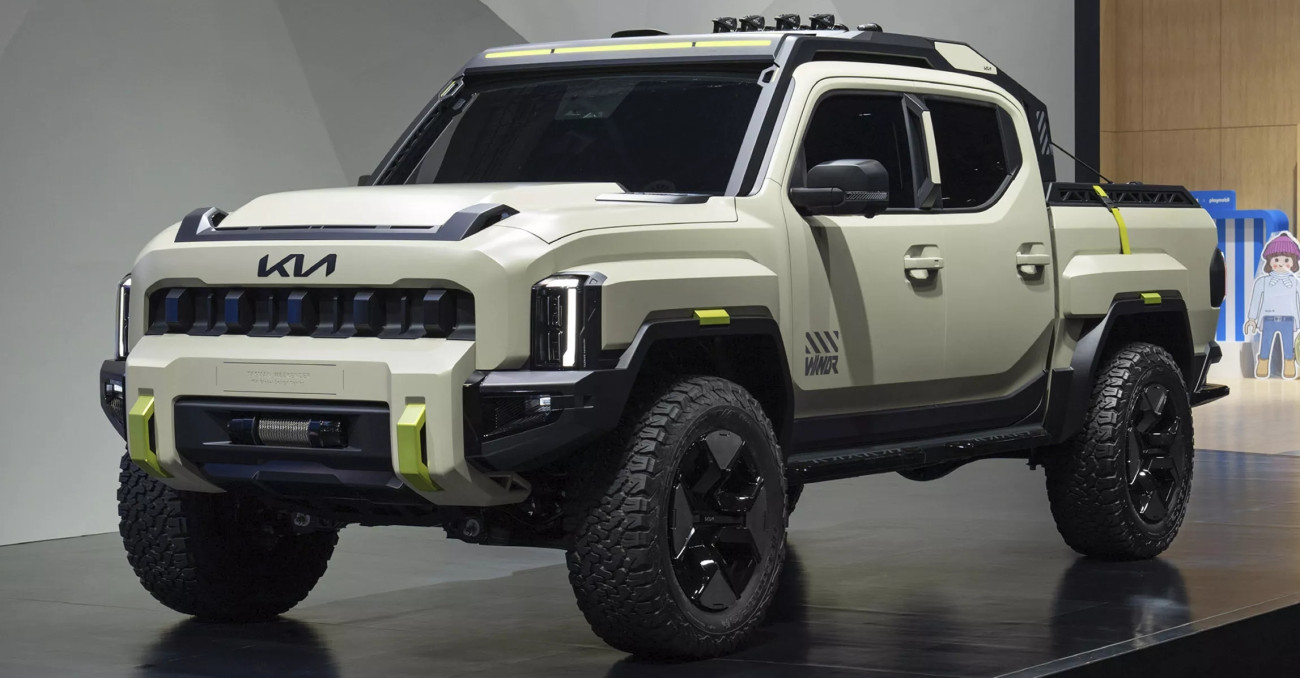 Kia ปรับโฉม Tasman ให้ดุดันขึ้น และไม่ปฏิเสธโอกาสในการแข่งขันกับ Ford Ranger Raptor