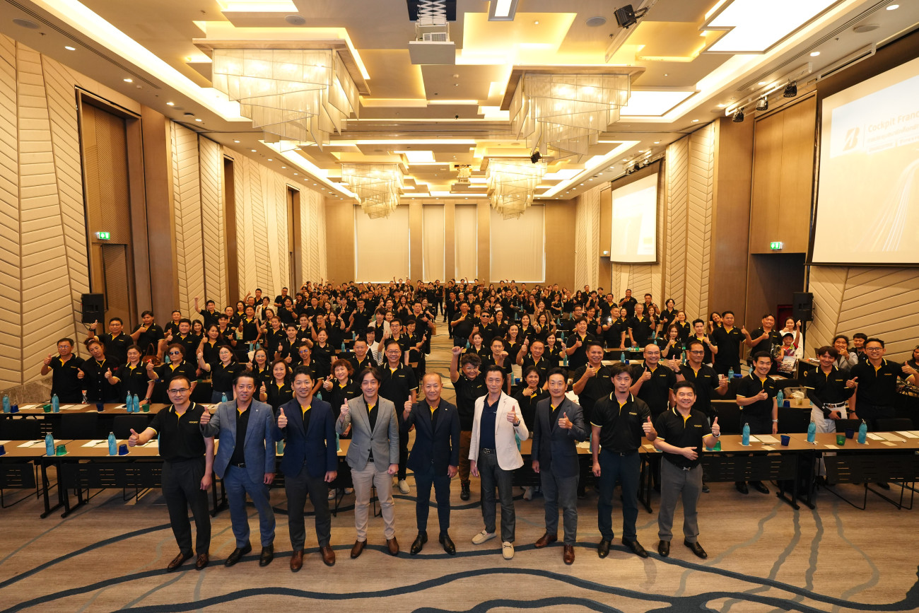 ค็อกพิทจัดงานประชุมประจำปี 2568 เสริมแกร่งสมาชิกแฟรนไชส์ทั่วประเทศ พร้อมพาเปิดประสบการณ์สัมผัสสมรรถนะยางรถยนต์ ในงานเปิดตัวผลิตภัณฑ์ BRIDGESTON