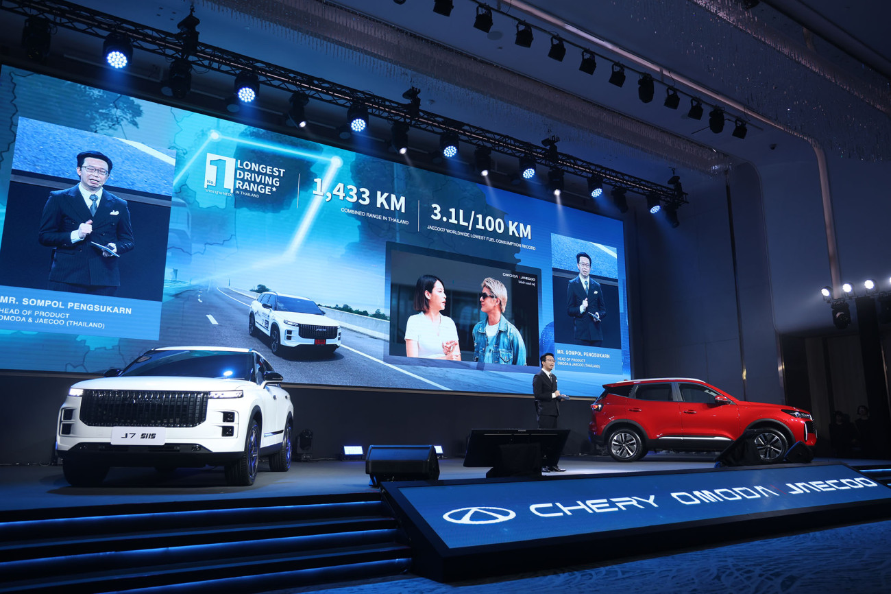 JAECOO 7 SHS (Super Hybrid System) รถยนต์ ปลั๊กอินไฮบริด จาก OMODA & JAECOO ตอกย้ำ ความเป็นผู้นำวิ่งไกลที่สุดในประเทศ