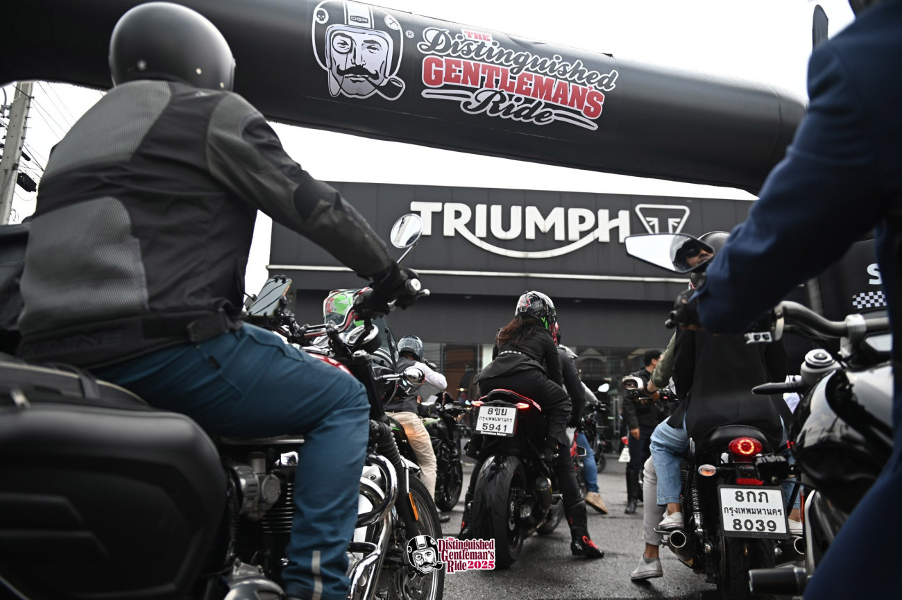 รวมโมเมนต์ประทับใจ! TRIUMPH x DGR 2025 โชว์พลังคอมมูนิตี้ไทรอัมพ์  กับบิ๊กอีเวนต์ขับขี่การกุศลระดับโลก