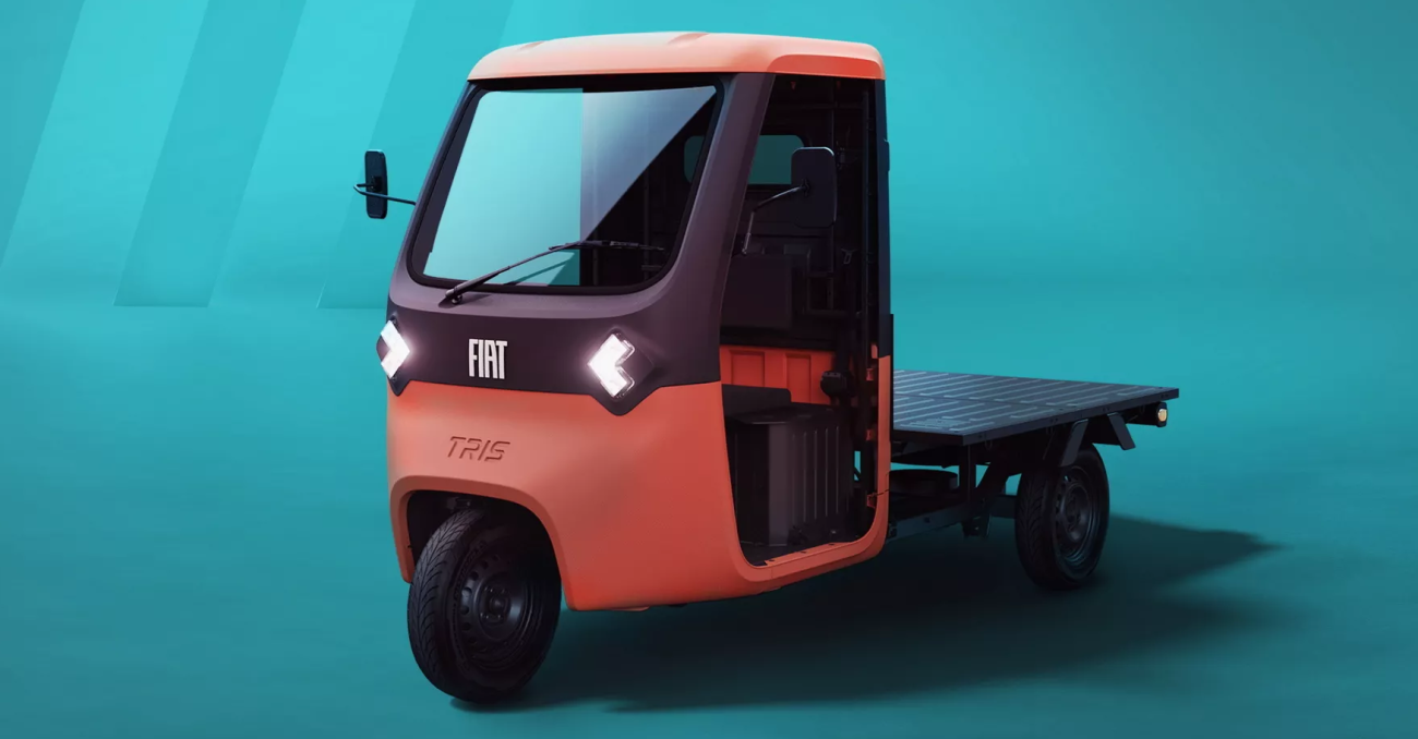 Fiat เปิดตัว TRIS รถสามล้อไฟฟ้ารุ่นแรก