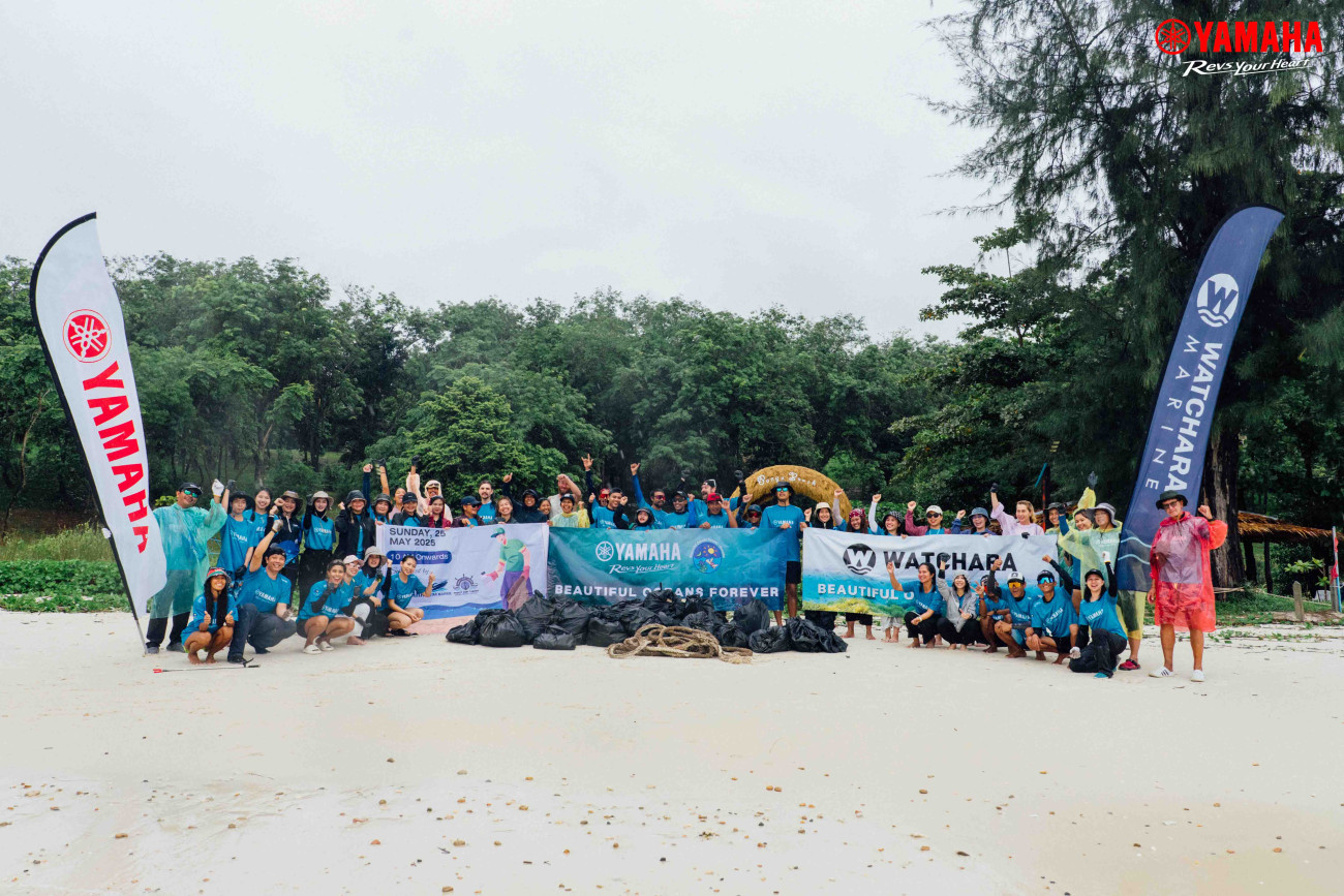 ยามาฮ่าร่วมพันธมิตรจัดกิจกรรม “Yamaha Beautiful Oceans” เก็บขยะชายหาด ณ เกาะนาคาใหญ่ และ เกาะรัง จ.ภูเก็ต รวมพลังฟื้นฟูแหล่งท่องเที่ยวทางทะเลไทย