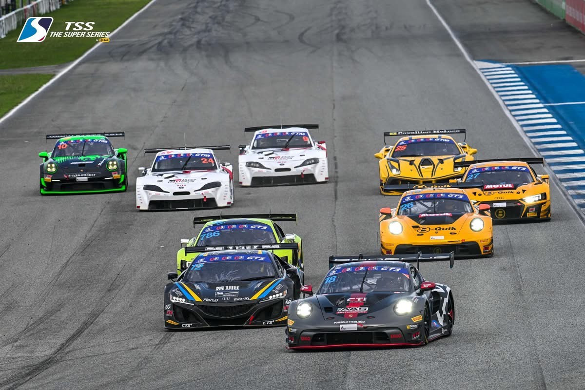 AAS Motorsport ประเดิมสนามแรกคว้า “Double Winner” ในศึก TSS The Super Series by B-Quik 2025