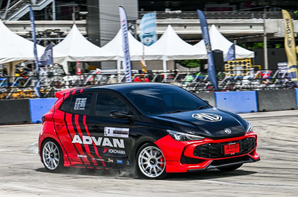 เอ็มจี โชว์ศักยภาพ “ไฮบริดตัวจี๊ดหัวใจนักสู้” ALL NEW MG3 HYBRID+  ในรายการ GC GRID Competition