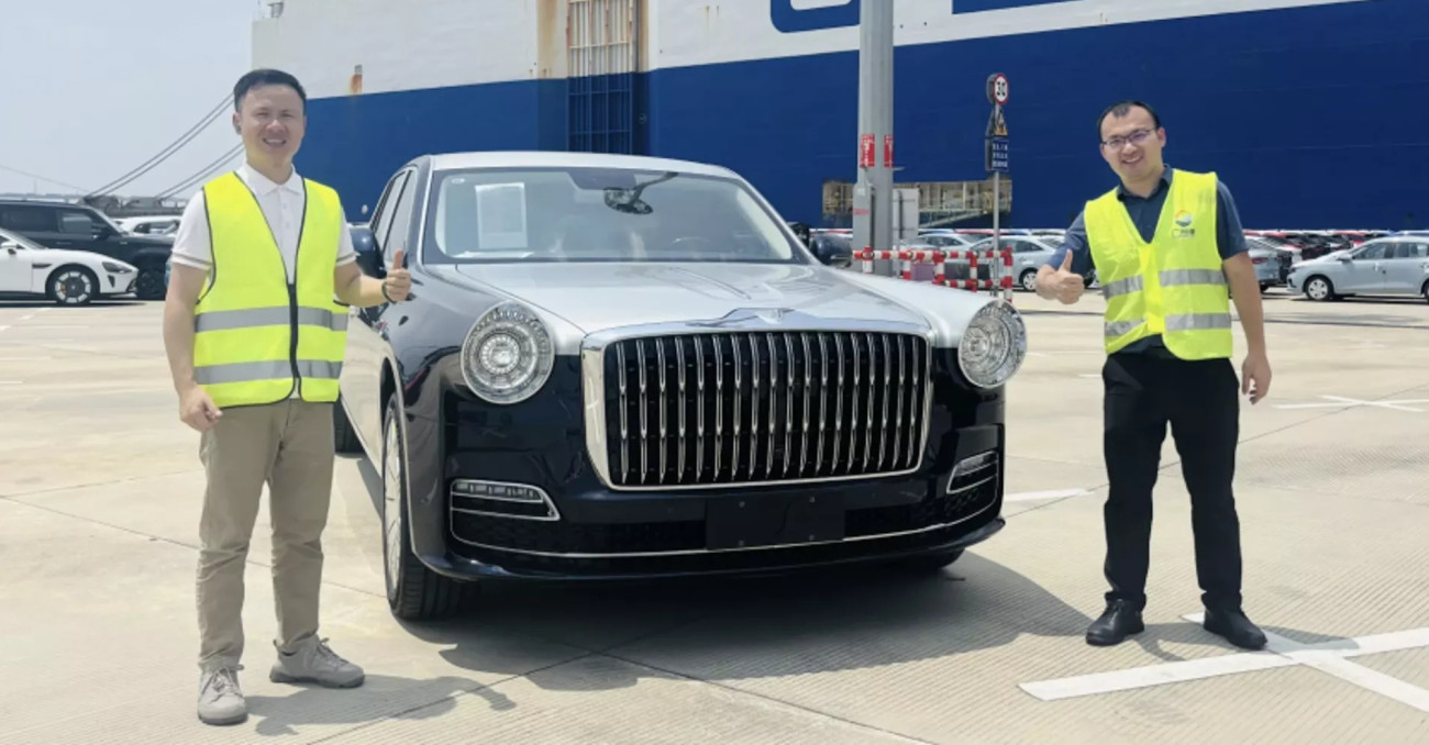 คนจ่าย 1.5 ล้านเหรียญฯ เพื่อซื้อรถซีดานจีนมือสอง Hongqi Guoli คันหรูล้ำศิลป์ ส่งตรงถึงดูไบ