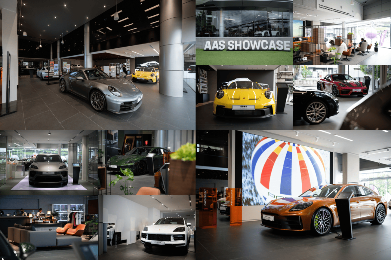 เอเอเอสฯ ชวนสัมผัสฝันครั้งใหญ่ใน AAS Showcase “A Month of Porsche Dreams” กับไลน์อัปปอร์เช่ครบครัน พร้อมสิทธิประโยชน์สู่ฝันที่เป็นจริง