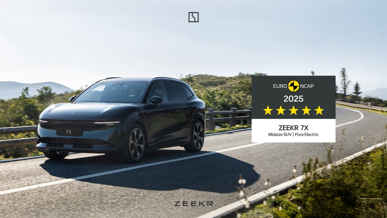ZEEKR 7X คว้ามาตรฐานความปลอดภัยสูงสุดระดับ 5 ดาวจาก Euro NCAP ตอกย้ำวิสัยทัศน์ในการพัฒนายานยนต์ไฟฟ้าที่ปลอดภัย  สู่ความไว้วางใจของผู้ใช้งานทั่วโลก