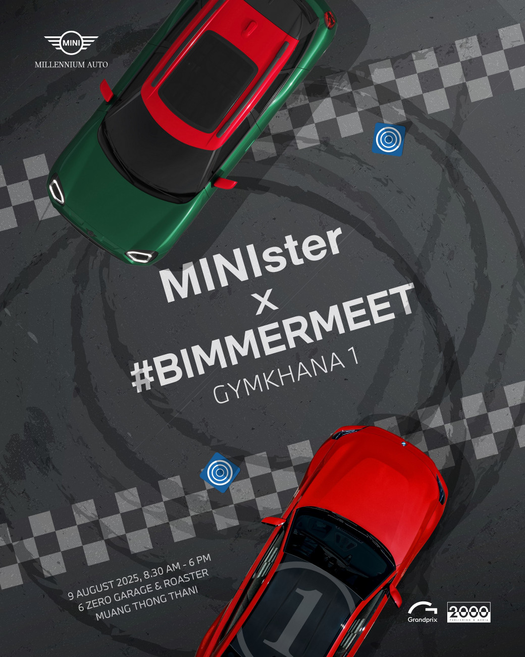 มินิ มิลเลนเนียม ออโต้ จัดกิจกรรมเอาใจสายซิ่ง ‘MINIster x #BIMMERMEET GYMKHANA 1’ ดวลพลังความมันส์นักแข่ง ในสนามสุดเร้าใจ