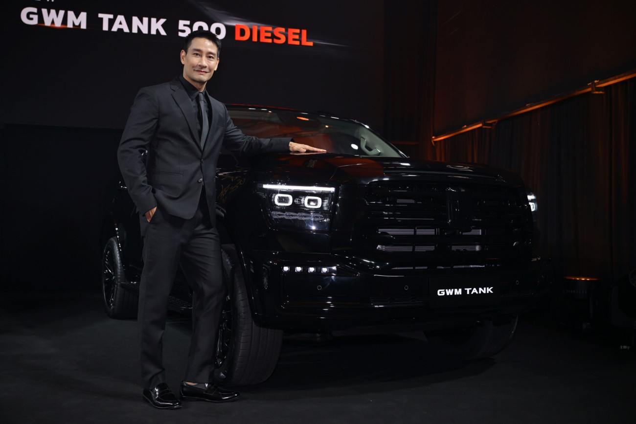 GWM บุกตลาดพรีเมียม PPV 7 ที่นั่ง เปิดตัว “NEW GWM TANK 500 DIESEL” อย่างเป็นทางการ เคาะราคาแนะนำเริ่มต้น 1.399 – 1.599 ล้านบาท