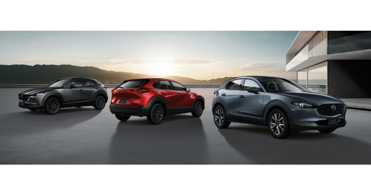 มาสด้าเปิดตัว NEW MAZDA CX-30 ESSENTIAL ไลน์อัพใหม่ ใส่ออพชั่นเพิ่มเติม ในราคาเริ่มต้นเพียง 899,000 บาท