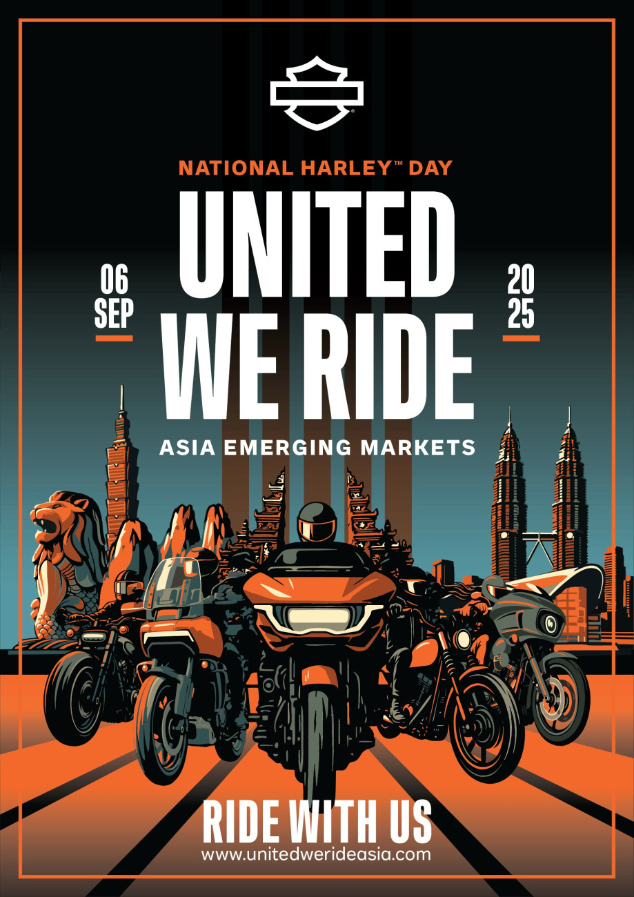 Harley-Davidson® ชวนเหล่าไบค์เกอร์รวมพลังทั่วภูมิภาคเอเชียเกิดใหม่ (AEM)  รวมถึงประเทศไทย ในกิจกรรม “United We Ride - National Harley Day”