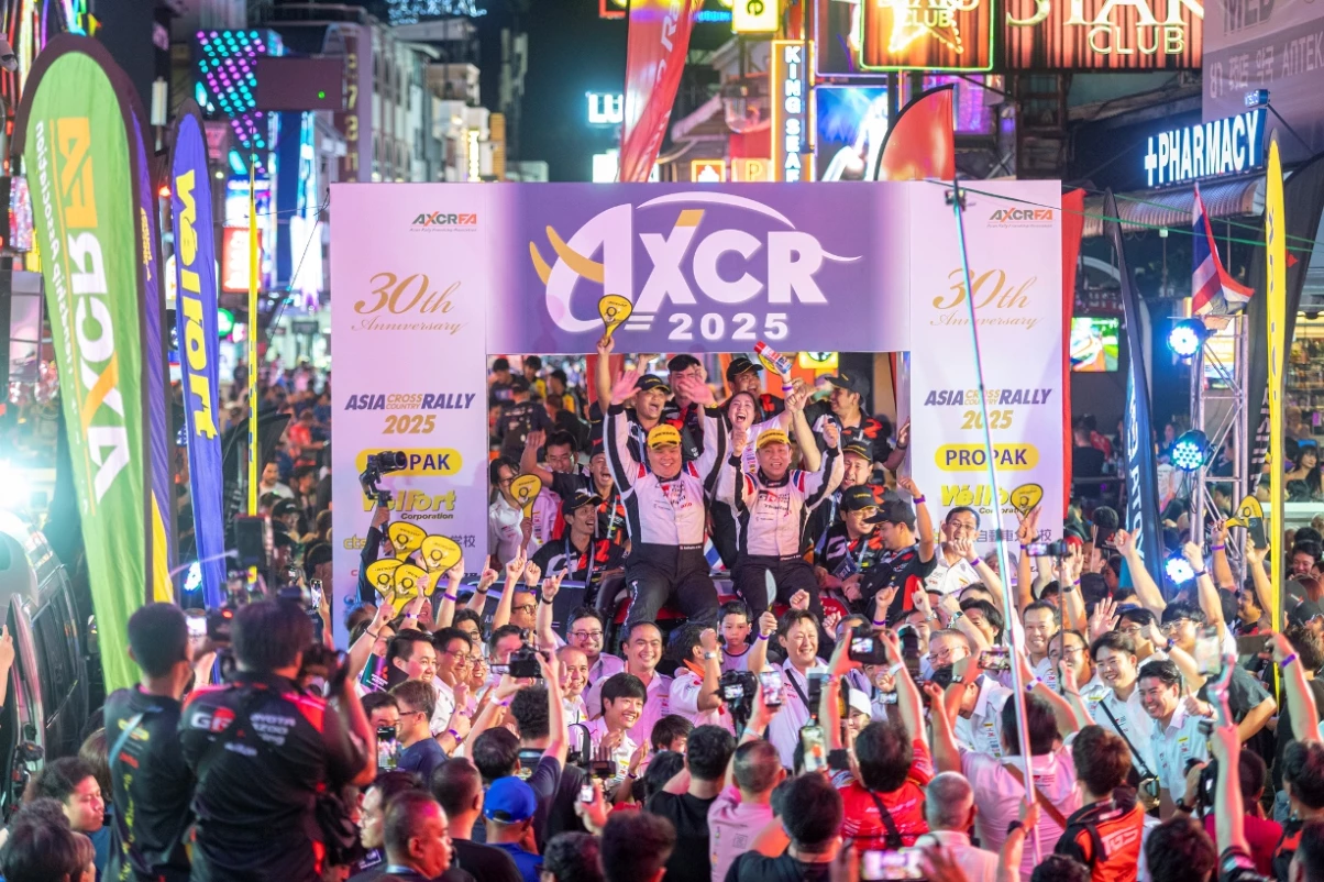 TOYOTA GAZOO Racing Thailand ขึ้นโพเดียม 2 ปีซ้อน คว้าอันดับ 2 และ 5 ในรุ่น T1D ด้วย HILUX REVO GR SPORT 4x4 ในการแข่งขันแรลลี่สุดโหด